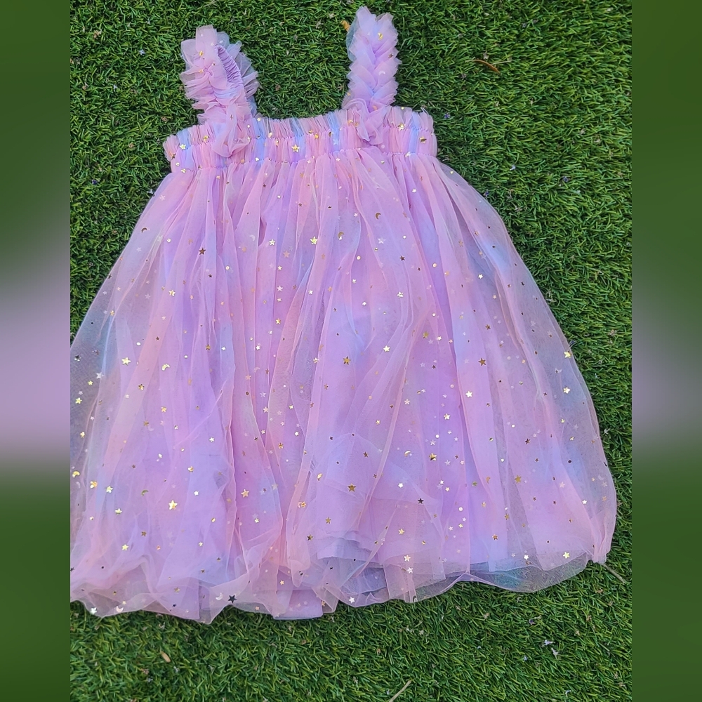2T Tutu Rainvow Stars Dress